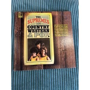 The Supremes Sing Country‎ Western & Pop Vinyl Record Album 1965 Motown